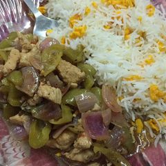 A picture of Chicken chilli black pepper🫕🍛.