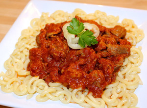 Csirkezúza pörkölt recept fotója