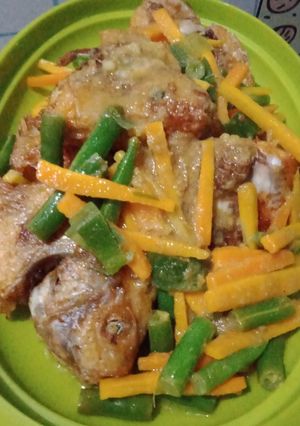 Foto resep Ikan nila acar kuning