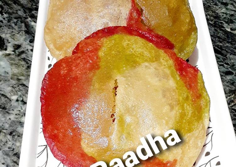 Tricolor Poori