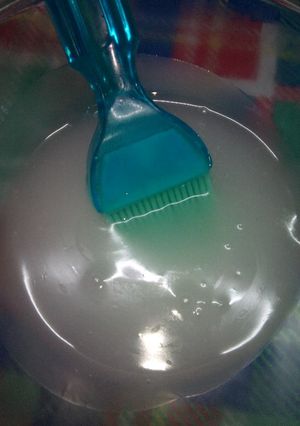 Una foto de Brillo de gel casero