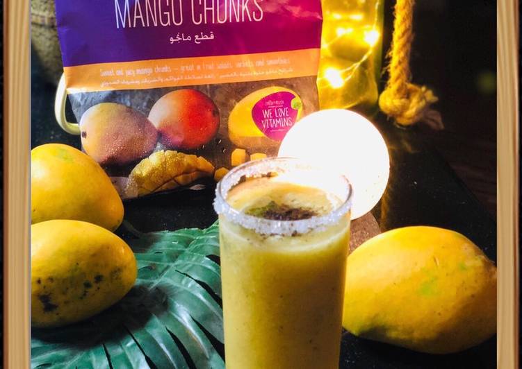Simple Way to Make Quick Aam Panna with Mango Chunks 🥭