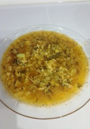 عکسی از دستور سوپ مرغ و جودوسر