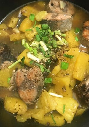 Hình của món Cá ngừ kho thơm (mùa dịch Covid).