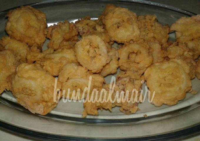 Cumi goreng tepung crispy & simple