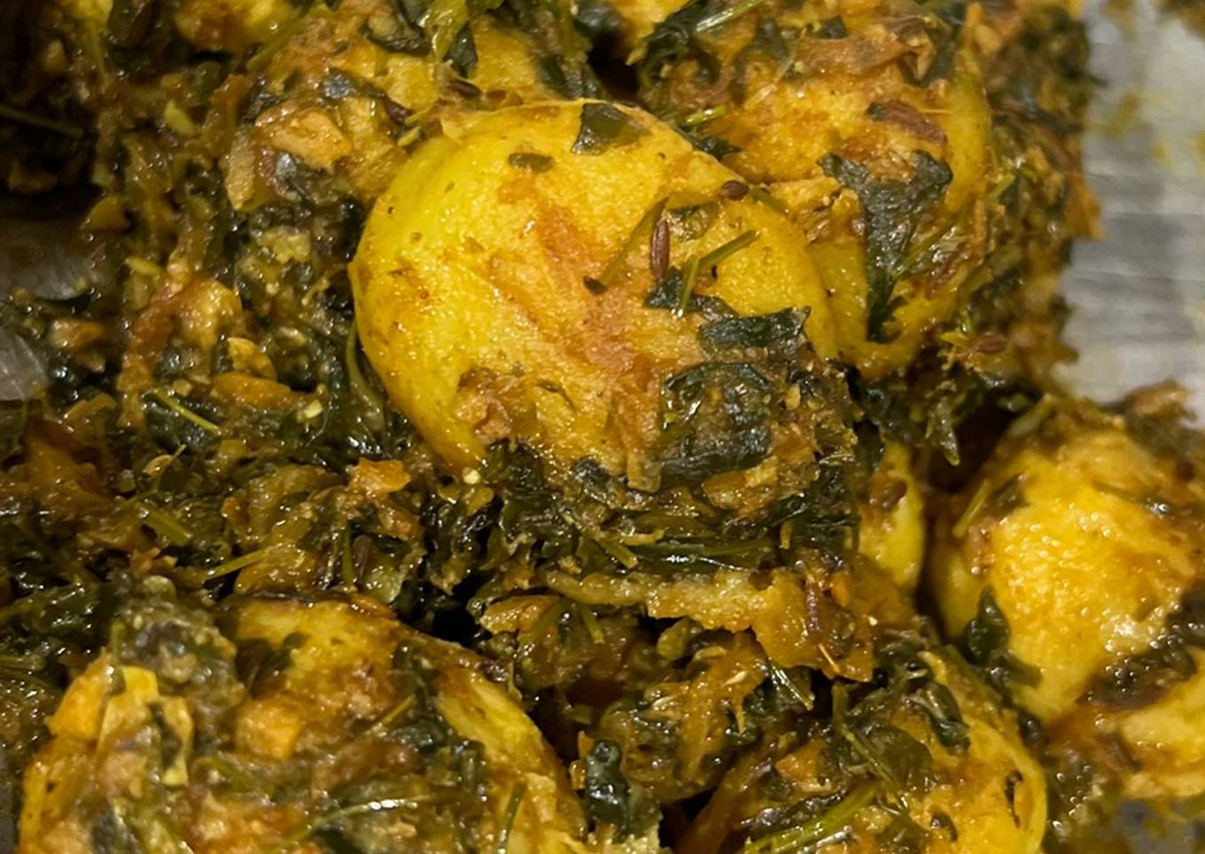 Dum Aloo Methi