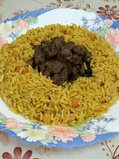 صورة لوصفة ارز بسمتي بخلطه كبد وقوانص الدجاج 🥙