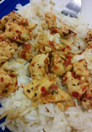 A picture of Slightly spicy chicken.