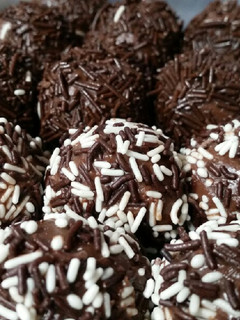 Una foto de Trufas de chocolate borrachitas