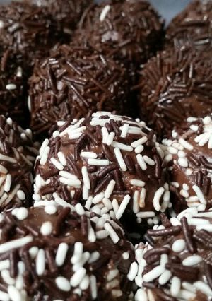 Una foto de Trufas de chocolate borrachitas