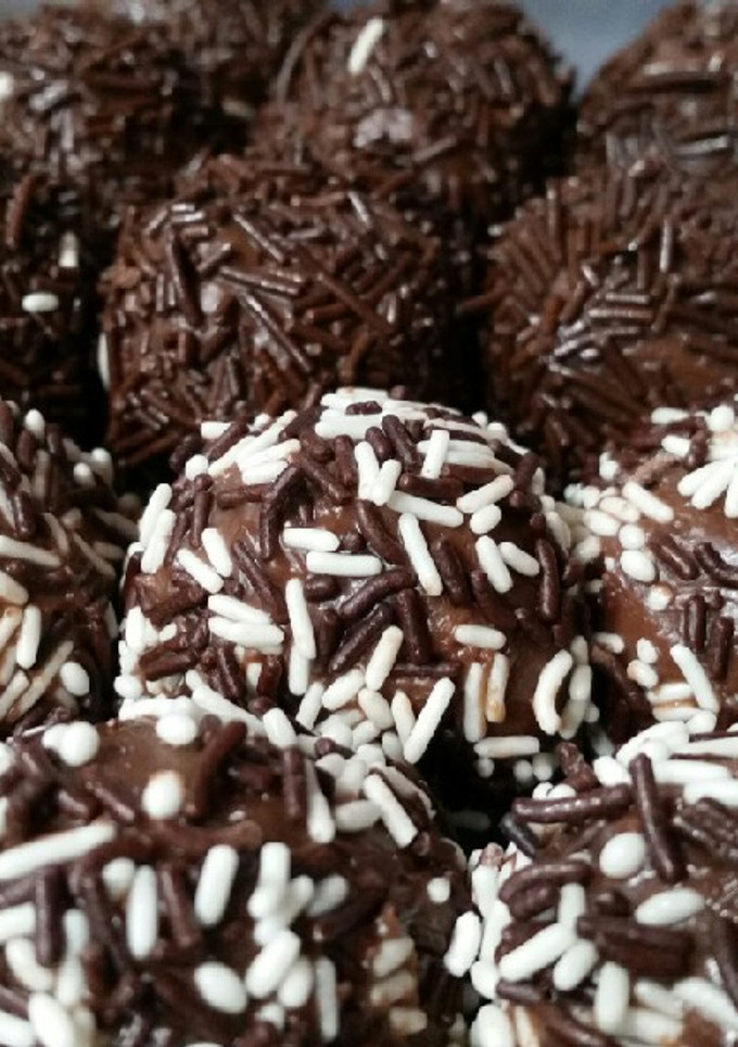Una foto de Trufas de chocolate borrachitas