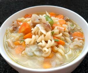 Resep Terbaik Sup Daging Sayur dan Fussili Lezat Mantap