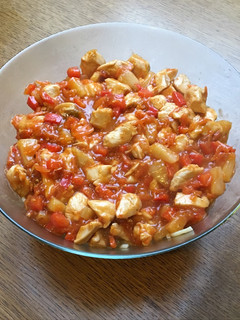 Édes-savanyú csirke recept fotója