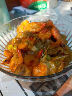 Foto resep Tumis Kikil Udang Cabe Rawit Ijo