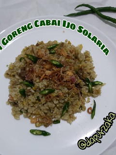 Foto resep 153 》Nasi Goreng Cabai Ijo ala Solaria