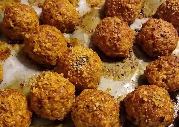 Recipe of Speedy Vegetarian Mushroom Meatballs