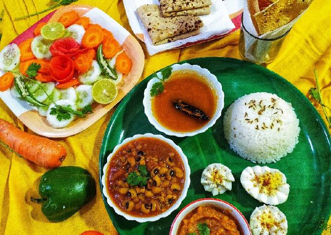 Rasam and salad