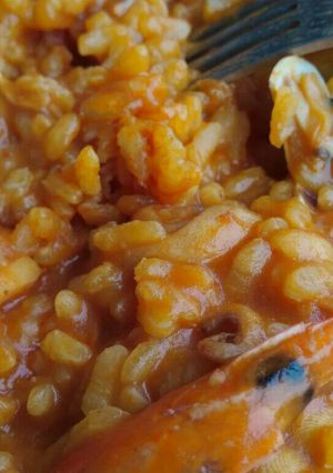 Una foto de Arroz caldoso con gamba arrocera