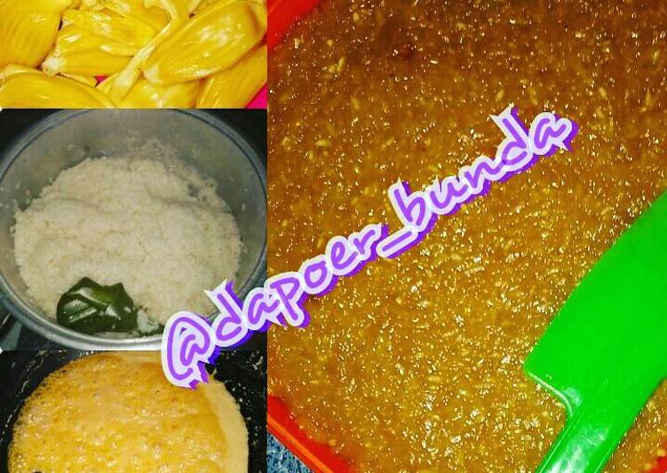 Cara Campuran Di RumahKetan salak (wajik) nangka