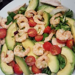 Prawn and Avocado Salad A picture of Prawn and Avocado Salad.