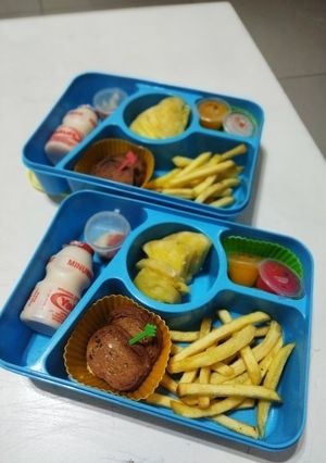Foto resep Bento bekal anak simple