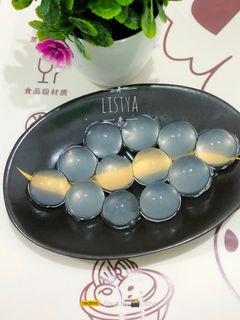 Foto resep Bola air kelapa (isian mochi kelapa)