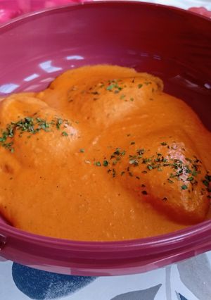 Una foto de Pimientos Rellenos de Bacalao