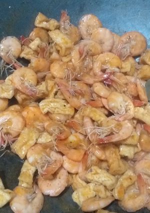 Foto resep Udang tahu ala"