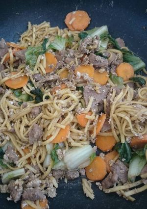 Foto resep Mie ayam sayur