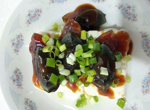 Foto resep Tahu telur Pitan (Pitan toufu/皮蛋豆腐)