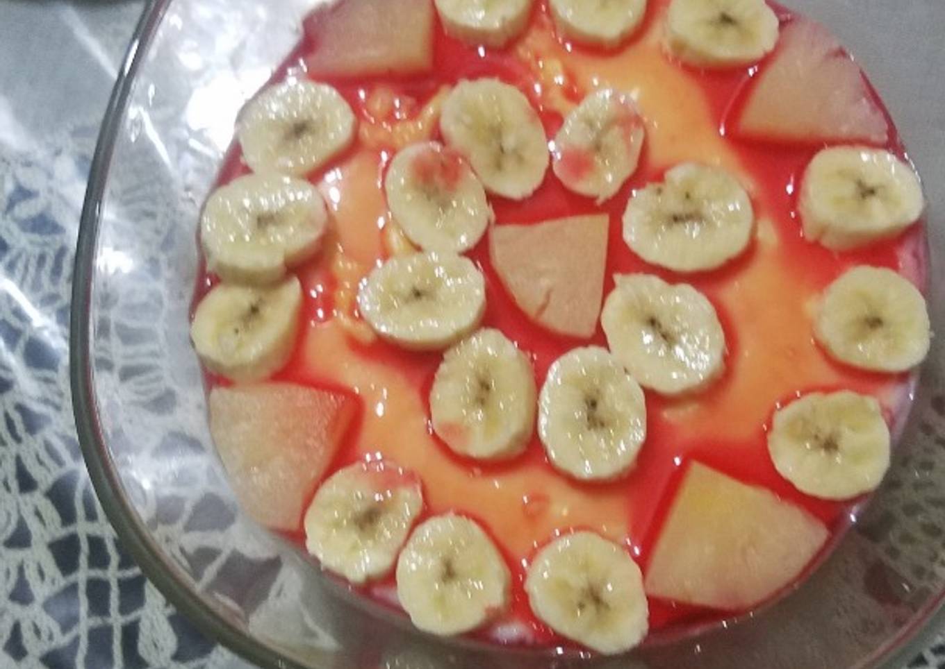 Pina banana trifle