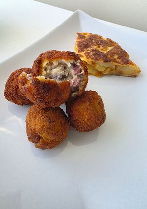 Foto principal de Croquetas de cocido con jamón 😋