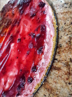 A picture of Blueberry Cheesecake.