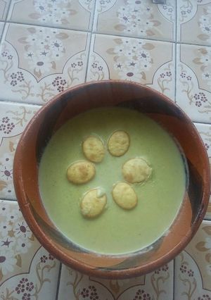Una foto de Crema de calabacitas
