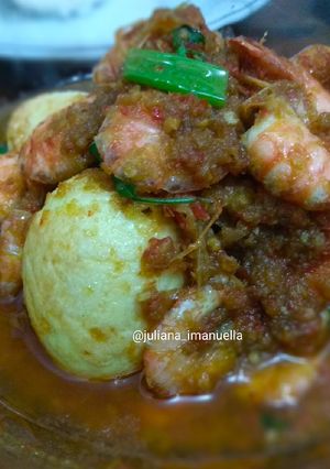 Foto resep Telur Woku Udang Kemangi