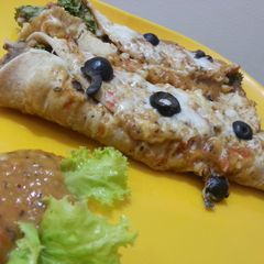 A picture of Wheat Enchiladas.