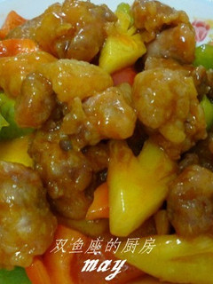 南洋風味咕嚕肉 的食譜成品照片