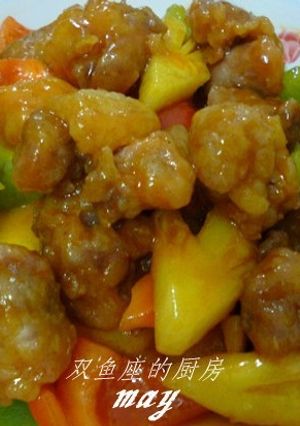 南洋風味咕嚕肉 的食譜成品照片