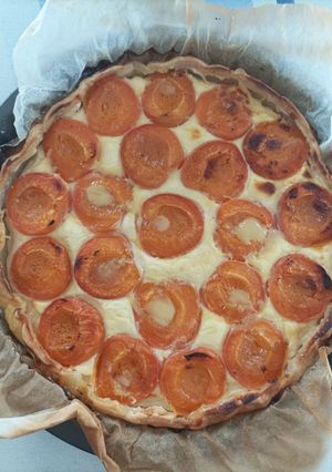 Une photo de Tarte légère aux abricots