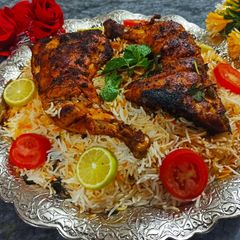 A picture of Chicken Tikka Biryani.