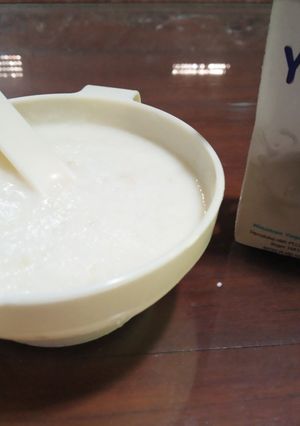 Foto resep Snack MPASI Pir + Yougurt 6+