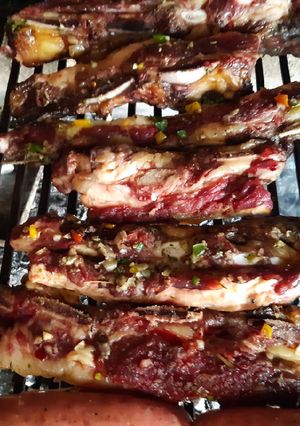 Una foto de Asado de tira con condimento para carnes rojas 🇺🇾