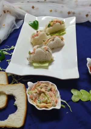 A picture of Creamy veggies flowers.