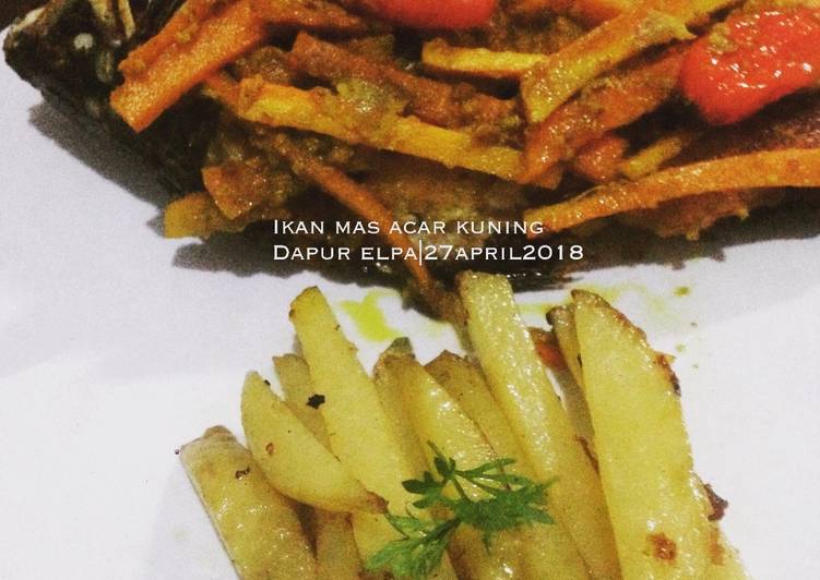 Resep Ikan mas acarkuning yang lezat dan Mudah Dibuat