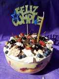 Triffle de frutos rojos