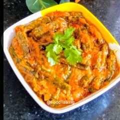 A picture of Bhindi/Okra Gravy Masala.