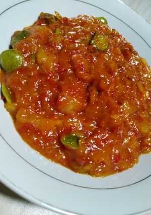 Foto resep Sambal tempoyak teri pete