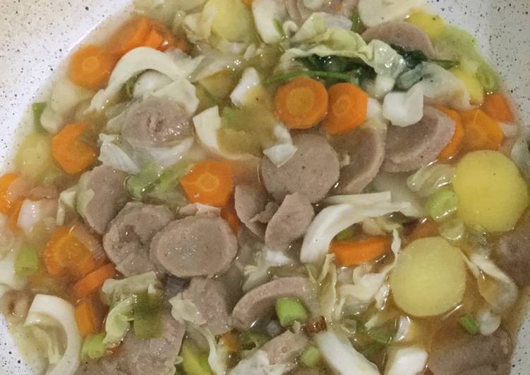 Langkah Mudah untuk Membuat Sop bakso yang Lezat Sekali