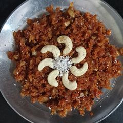 A picture of Gajar Halwa.