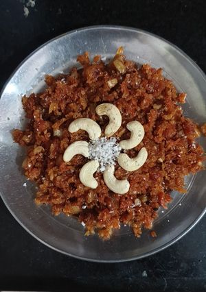 A picture of Gajar Halwa.